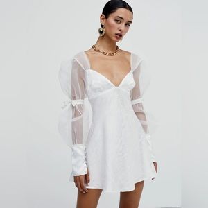 New Gabrielle Puff Sleeve Mini Dress